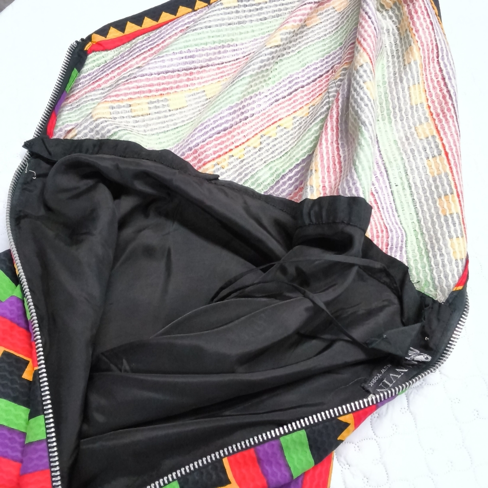 Vtg 1972 LANVIN Jules-François Crahay Striped Maxi Dress - As Seen in SATC Movie - Picture 11 of 11